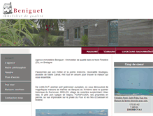Tablet Screenshot of beniguet-immobilier.com